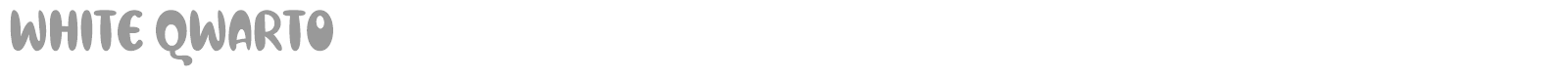 White Qwarto font preview